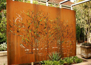 Trung Quốc Tùy chỉnh Corten Steel Metal Tree Wall Art Điêu khắc cho trang trí sân vườn nhà cung cấp