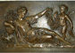 Mother With Angel Wall Art Bronze Relief Casting Surface Finish WS-C485