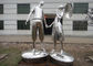 Modern Metal Love Sculpture Garden Art Abstract Steel Sculpture Color Custom