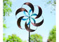Decorative Wind Outdoor Metal Sculpture Stainless Steel Kinetic Sculpture Custom Size