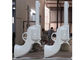 Painted White Large Contemporary Public Metal Gun Sculpture for Outdoor