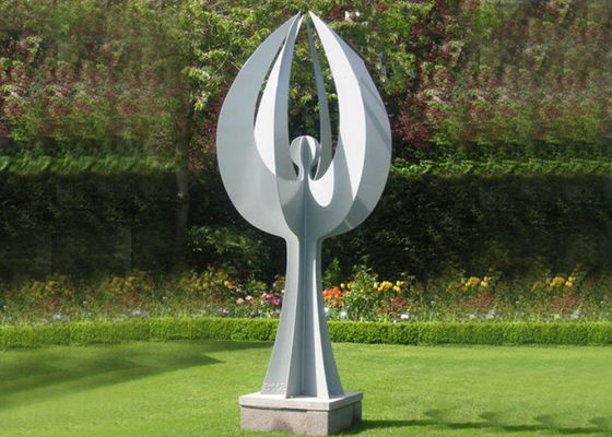 Giá tốt. Hình tượng kim loại màu sơn lớn Thiên thần Kim loại Bức tượng tháp kim loại Kỹ thuật rèn trực tuyến