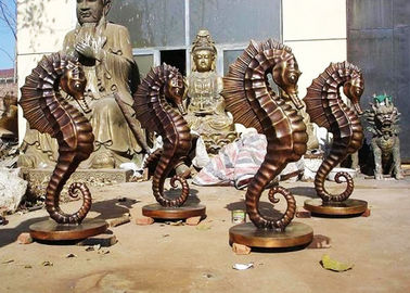 Giá tốt. Kích thước tùy chỉnh Tượng đồng cho trang trí sân vườn Thiết kế Hippocampus trực tuyến