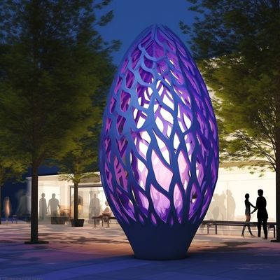 Giá tốt. Bức tượng nghệ thuật ánh sáng kim loại làm tăng không gian ngoài trời với vẻ đẹp và ánh sáng trực tuyến