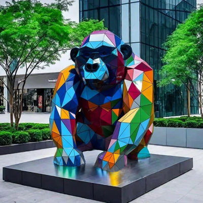 Giá tốt. Trung Quốc trang trí điêu khắc cắt laser thép không gỉ hình tượng khỉ trực tuyến