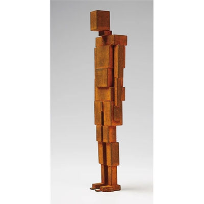 Giá tốt. Công nghiệp thép rỉ sét hình bóng người điêu khắc hình học nghệ thuật ngoài trời tượng cho cảnh quan / dự án kiến trúc trực tuyến