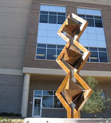 Giá tốt. Trang trí rỉ sét ngoài trời vườn đài phun nước Corten Steel Sculpture trực tuyến