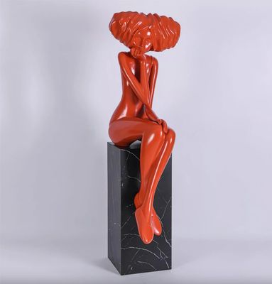 Giá tốt. Thiết kế mới Trang trí tùy chỉnh Sculpture thủy tinh chất xơ kim loại kích thước thực sự Sculpture nghệ thuật Nhà sản xuất / Nhà máy trực tuyến