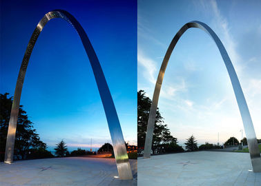 Giá tốt. Điêu khắc ngoài trời hiện đại bằng thép không gỉ Arch Điêu khắc cho trang trí đô thị trực tuyến