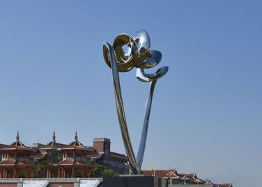 Giá tốt. Cửa ra vào hiện đại bằng thép không gỉ trừu tượng điêu khắc gương đánh bóng trực tuyến