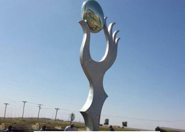 Giá tốt. Điêu khắc thép không gỉ lớn, trang trí nghệ thuật điêu khắc kim loại ngoài trời trực tuyến
