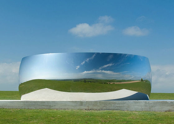 Giá tốt. Trang trí hiện đại Kim loại Vườn điêu khắc Gương thép không gỉ đánh bóng trực tuyến