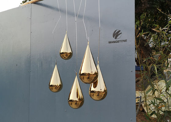 Giá tốt. Trang trí trong nhà hiện đại Điêu khắc giọt nước Điêu khắc thép không gỉ trực tuyến