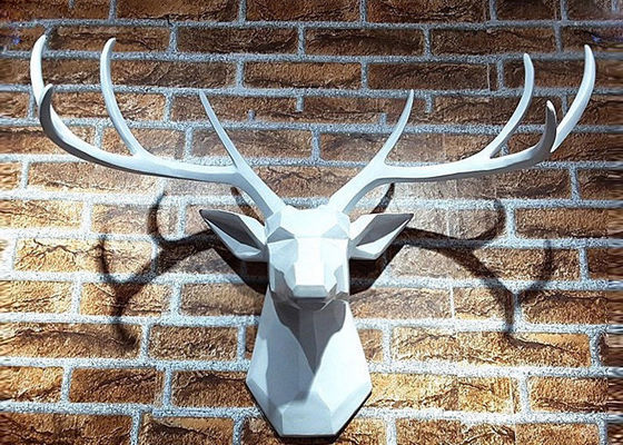 Giá tốt. Kim loại Động vật Deer Deer Thép không gỉ Deer Wall Art Điêu khắc trực tuyến