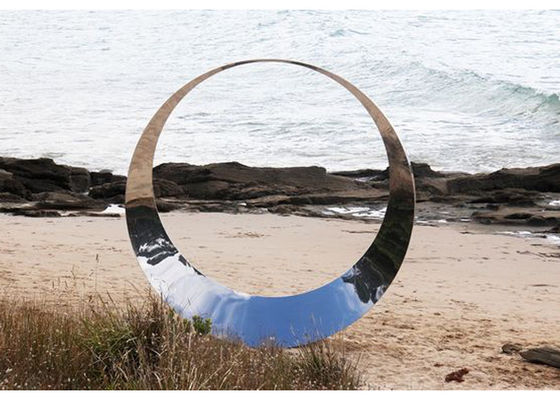 Giá tốt. Công trình điêu khắc ngoài trời bằng thép không gỉ hiện đại ODM cho cảnh quan trực tuyến