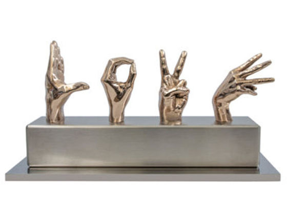 Giá tốt. Tác phẩm điêu khắc bằng đồng đúc hiện đại để trang trí ngoài trời và trong nhà trực tuyến