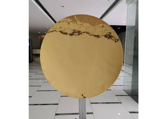 Giá tốt. Trang trí tường bằng thép không gỉ vàng điêu khắc trực tuyến