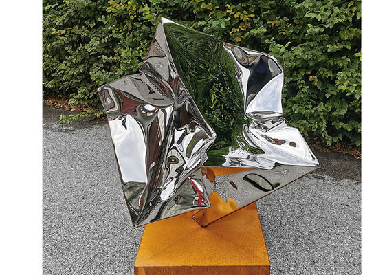 Giá tốt. Gương được đánh bóng bằng thép không gỉ hình khối điêu khắc ODM Hỗ trợ OEM trực tuyến