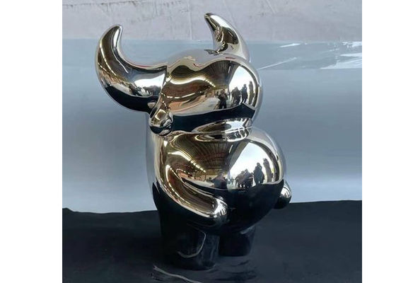 Giá tốt. Tác phẩm điêu khắc bằng thép không gỉ 316 được đánh bóng cho trang trí nội thất trực tuyến