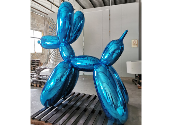 Giá tốt. Bóng bay bằng thép không gỉ Con chó điêu khắc động vật đương đại được đánh bóng trực tuyến