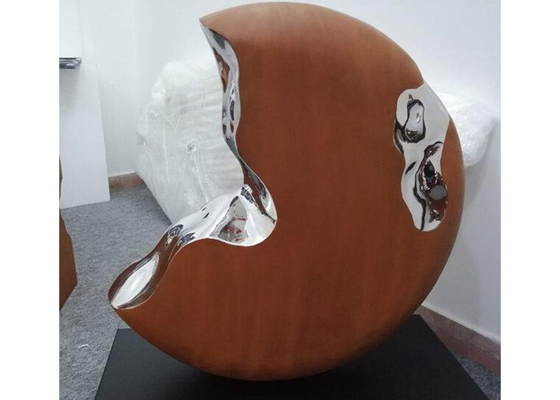 Trang trí sân vườn Tác phẩm điêu khắc bằng thép Corten với kích thước thông thường Chiều cao 150cm