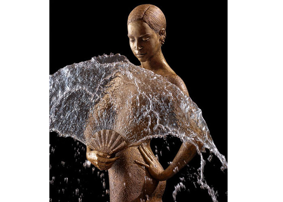 Giá tốt. Trang trí công cộng ngoài trời Đài phun nước Ballerina bằng đồng với kích thước chiều cao 180cm trực tuyến
