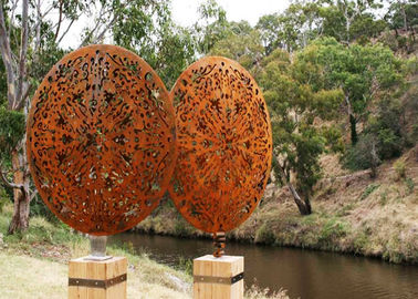 Giá tốt. Phong cách cổ điển Corten thép điêu khắc ăn mòn ổn định Kích thước tùy chỉnh trực tuyến