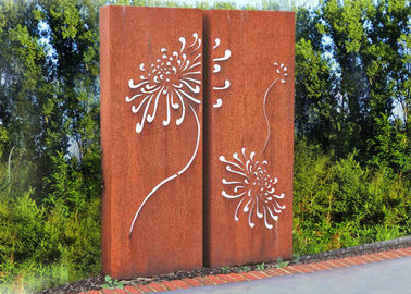 Giá tốt. Điêu khắc tường kim loại thép Corten cho trang trí ngoài trời trong nhà Chiều cao 120cm trực tuyến