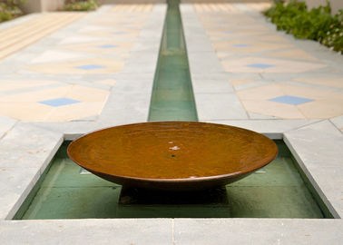 Giá tốt. Trang trí sân vườn lớn tính năng nước bát / Corten thép nước bát tính năng vườn trực tuyến