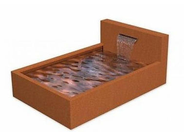 Giá tốt. Phong cách hiện đại Thác nước thép Corten, Ao thép Corten Tính năng ăn mòn ổn định trực tuyến