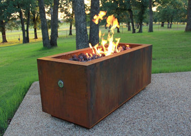 Giá tốt. Hình chữ nhật Hố thép Corten cho lò sưởi hiên chịu nhiệt trực tuyến
