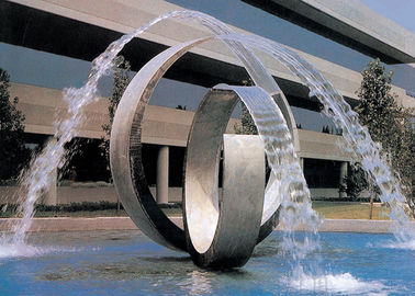 Giá tốt. Double Arc Lớn thép không gỉ Tính năng nước cho hồ bơi Hoàn thiện chải trực tuyến