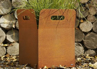 Giá tốt. Kích thước khác nhau Trồng thép Corten tùy chỉnh cho sân / vườn chống chịu thời tiết trực tuyến