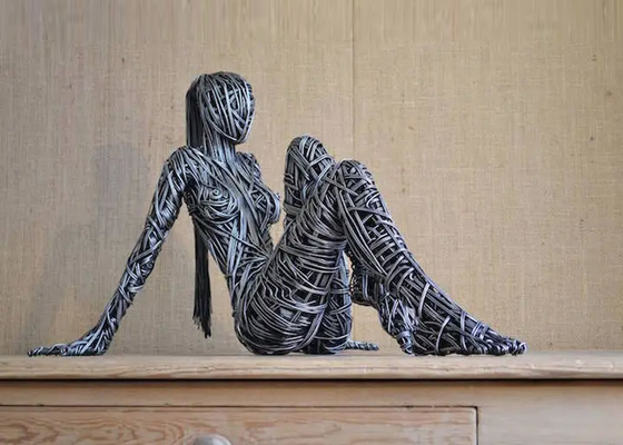 Giá tốt. Trang trí ngoài trời hiện đại Sculpture vũ công thép không gỉ trực tuyến