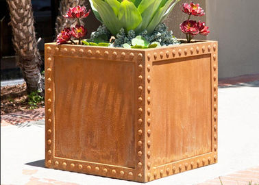 Giá tốt. Cây trồng bằng thép Corten thương mại cho sự ổn định ăn mòn sân / vườn trực tuyến