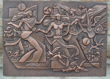 Giá tốt. Phong cách cổ điển Wall Art Đồng Cứu trợ Bề mặt Đúc Hoàn thiện Chống ăn mòn trực tuyến
