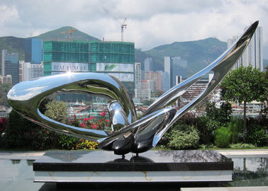 Giá tốt. Điêu khắc thép không gỉ hiện đại đương đại, điêu khắc nghệ thuật kim loại vườn lớn trực tuyến