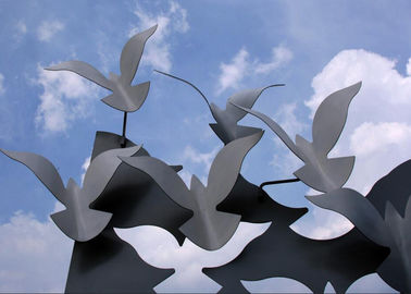 Giá tốt. Bird Flying Thép không gỉ Tóm tắt Yard Điêu khắc Kim loại Vườn đương đại Đồ trang trí trực tuyến
