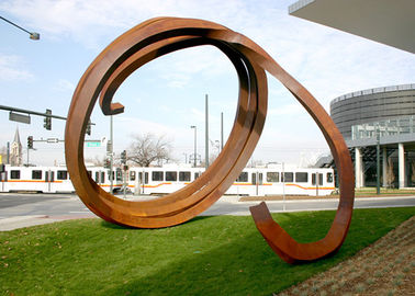 Giá tốt. Điêu khắc thép bề mặt lớn bằng thép Corten để trang trí sân vườn ngoài trời trực tuyến
