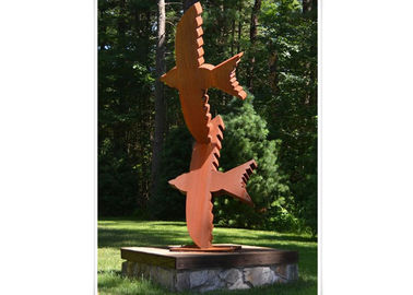 Giá tốt. Động vật Chim Phong cách Điêu khắc thép Corten, Kiến trúc thép Corten trừu tượng trực tuyến
