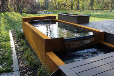 Giá tốt. Hình dạng nước Corten thép đặc trưng Rusty ngoài trời điêu khắc hiện đại trực tuyến