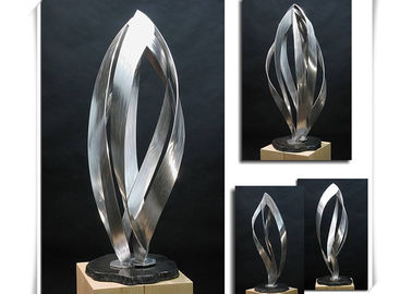 Giá tốt. Vườn công viên điêu khắc thép không gỉ Chiều cao 100cm chải hoàn thiện trực tuyến