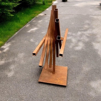 Giá tốt. Trừu tượng Trang trí Vườn Ngoài Trời Bằng Kim Loại Tượng Kim Loại Thép Corten Nhà Máy trực tuyến