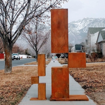 Giá tốt. Điêu khắc thép Corten nghệ thuật kim loại trang trí nhà/vườn tùy chỉnh từ nhà máy trực tuyến