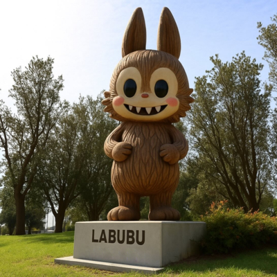 Giá tốt. Garden Decoration Toy Art Fiberglass Labubu Sculpture trực tuyến