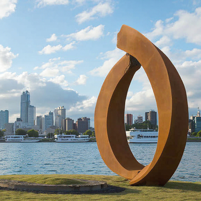 Giá tốt. Custom Rust trang trí kim loại nghệ thuật vườn hiện đại Corten thép điêu khắc từ nhà máy điêu khắc chuyên nghiệp trực tuyến
