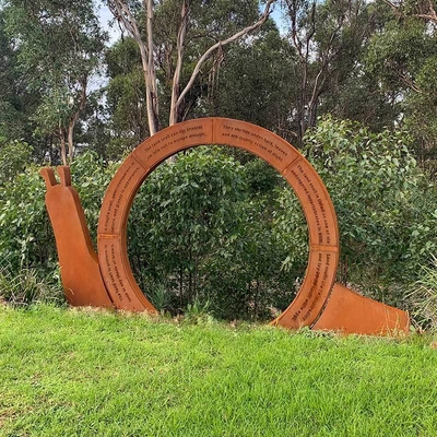 Giá tốt. Factory Weathering Steel Sculpture in Snail Form Landscape Metal Corten Steel Sculpture for Garden Decoration trực tuyến