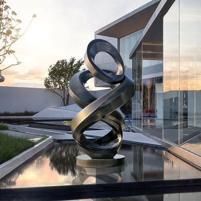 Giá tốt. SERENITY Mirror | Contemporary Abstract Stainless Steel Sculpture for Outdoor Garden trực tuyến