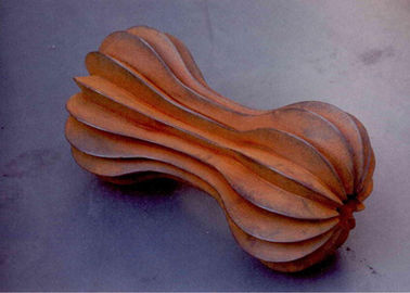 Giá tốt. Trang trí trong nhà Kim loại Corten Thép Điêu khắc Rusty Craft Hình dạng quả tạ trực tuyến