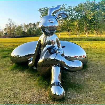 Giá tốt. Cartoon Animal Character Sculpture Decoration Stainless Steel Mirror Polished Statue trực tuyến